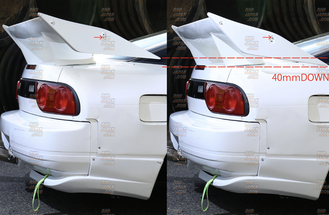 326 Power ManRiki Plus Rear Wing Trunk Spoiler - Normal Type HI-2
